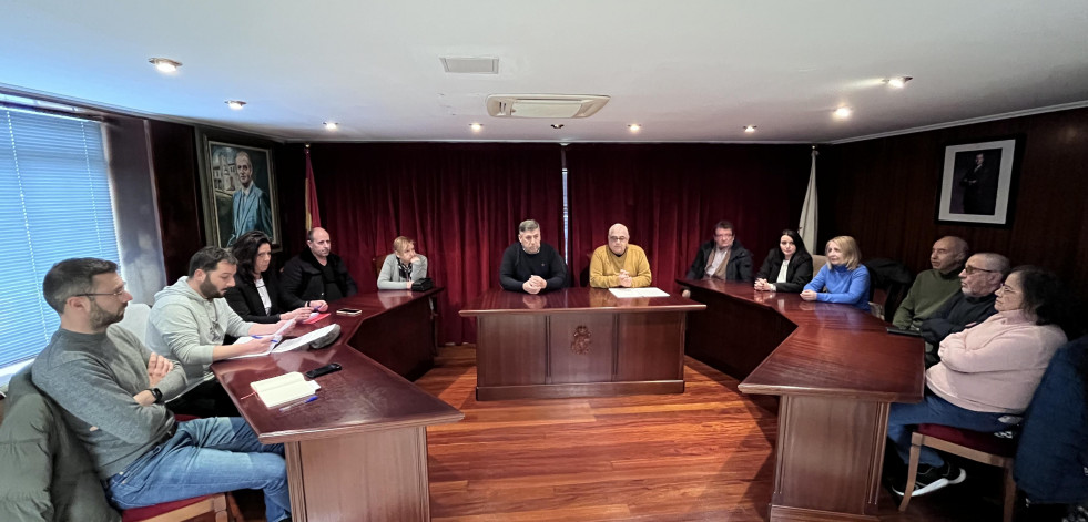Reunión en Neda previa a la creación del Consello Sectorial de Memoria Democrática
