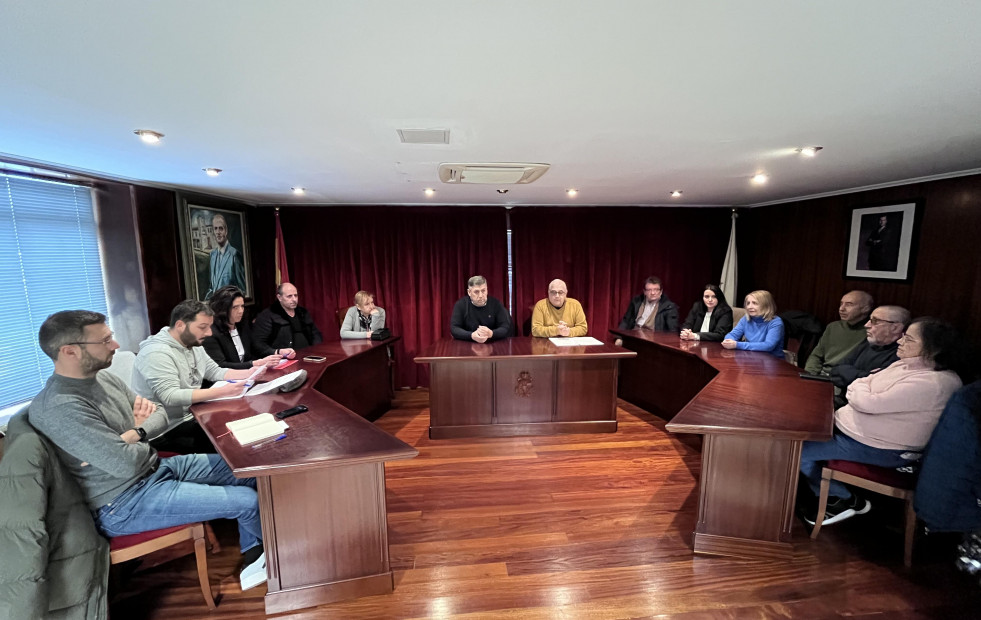 Reunión en Neda previa a la creación del Consello Sectorial de Memoria Democrática