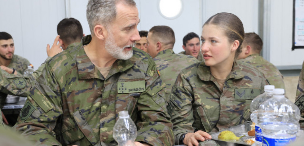 La princesa Leonor inicia el último trimestre de formación en el Ejército de Tierra