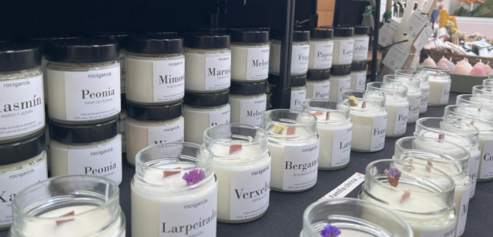 Rocigarcía, velas artesanales inspiradas en la naturaleza y la artesanía gallega