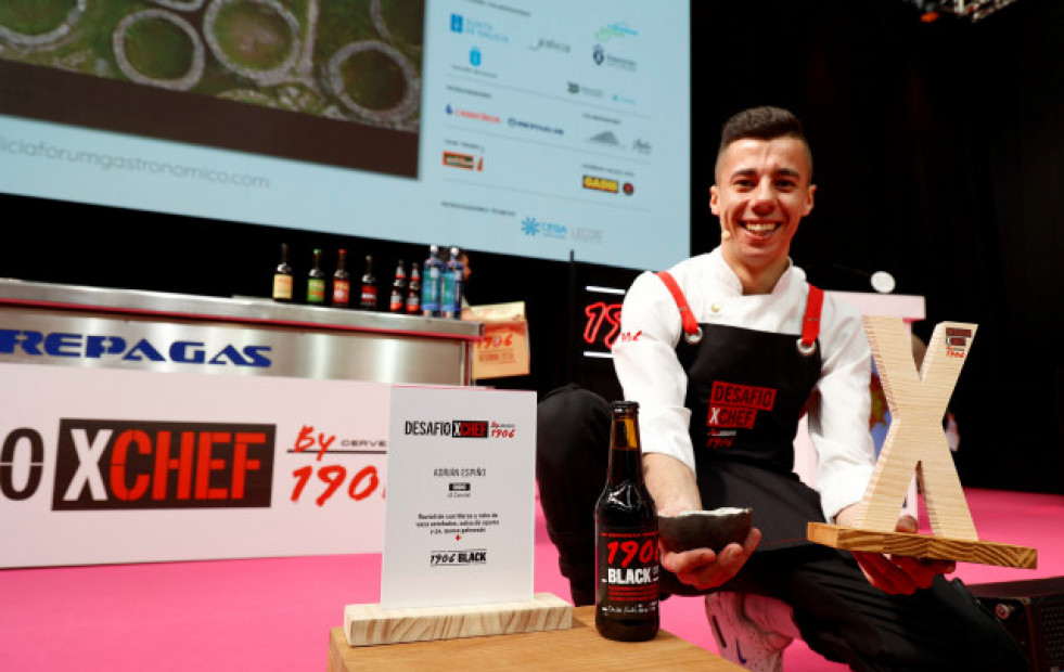 Adrián Espiño, de BIDO, gana el Desafío XChef de Cervezas 1906