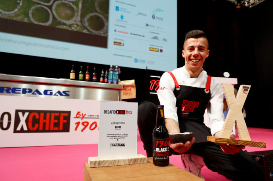Adrián Espiño, de BIDO, gana el Desafío XChef de Cervezas 1906