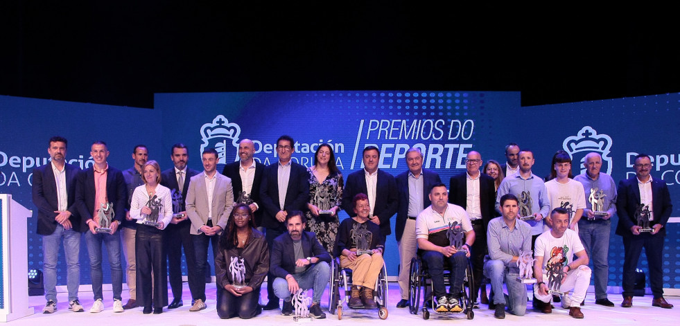 La lanzadora Belén Toimil, como mejor deportista, encabeza la lluvia de premios locales en la gala de la Deputación