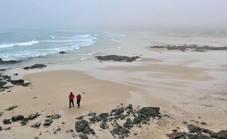 La niebla toma las playas de Ferrol