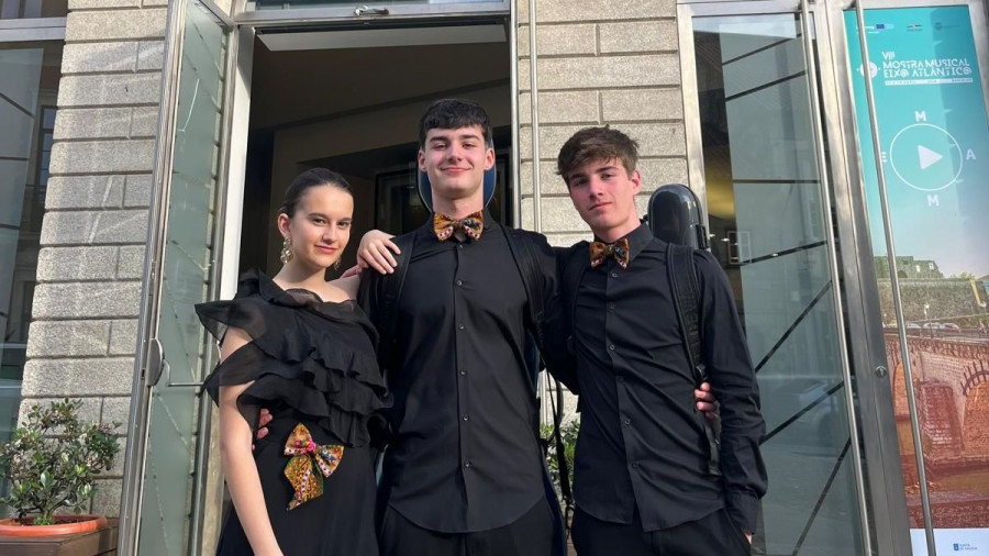 El Trío Tenuto gana en Portugal el primer premio a música de cámara