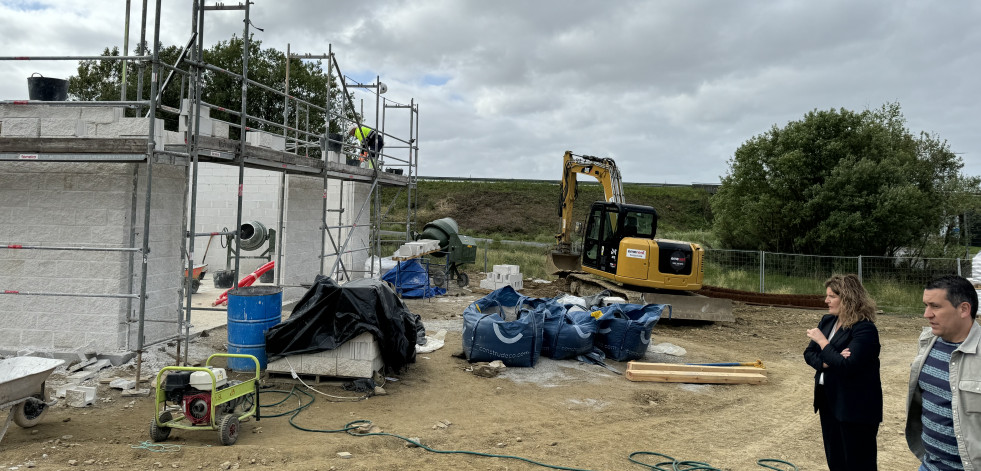 Avanzan a buen ritmo las obras del campo de tiro con arco en Río do Pozo