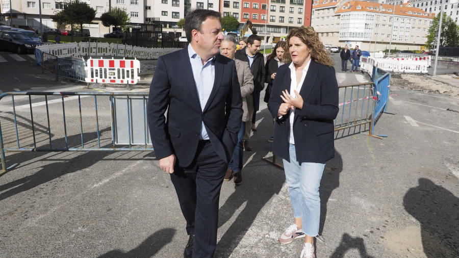 A rúa da Garda de Narón convertirase nun bulevar de beirarrúas amplas