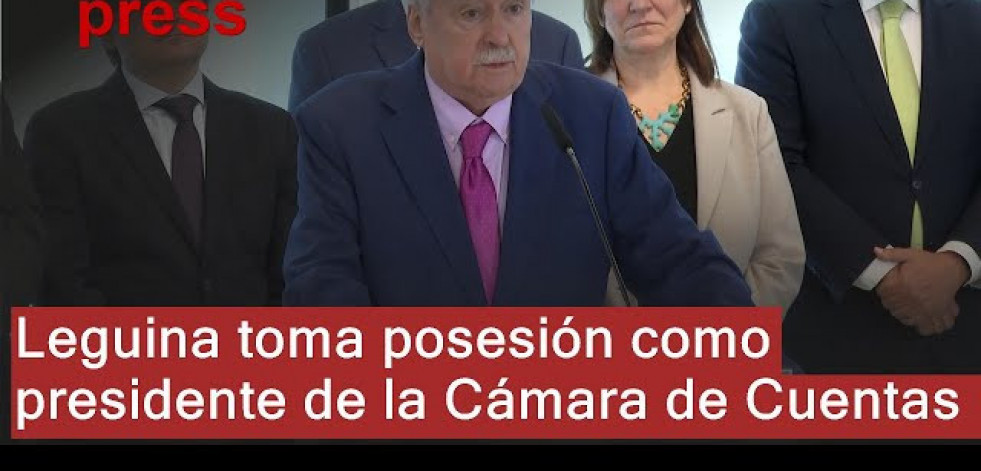 Leguina toma posesión como presidente de la Cámara de Cuentas