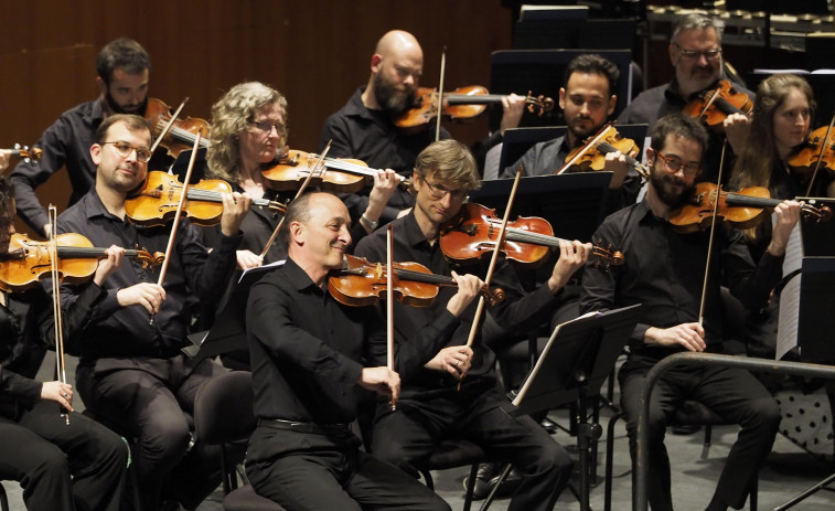 La Orquesta Sinfónica de Galicia actuó en el Auditorio de Ferrol
