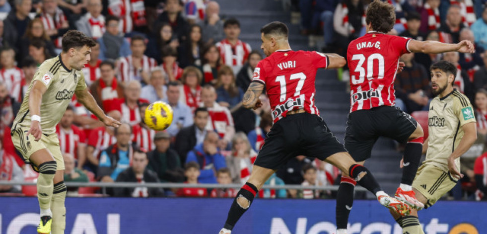 El Athletic desaprovecha otra oportunidad de acercarse a la Champions (1-1)