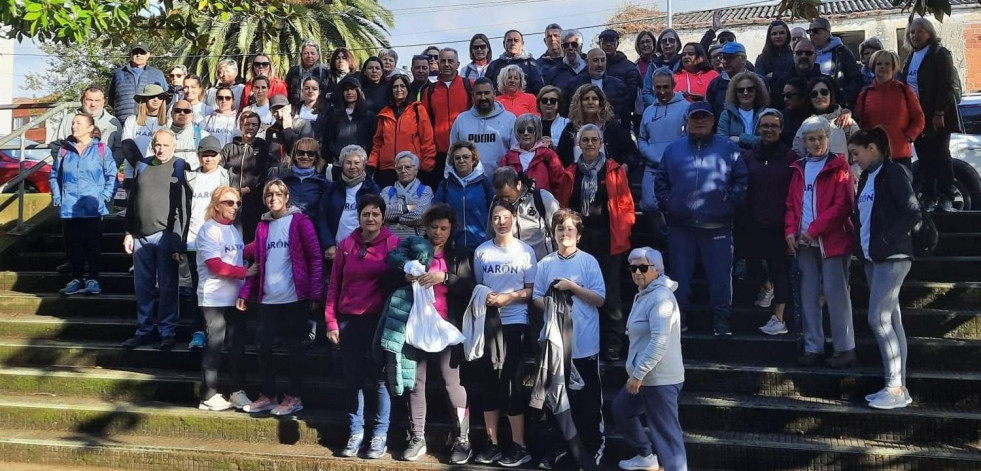 Éxito de participación en la primera salida del programa ‘Ponte en ruta con nós’ en Narón