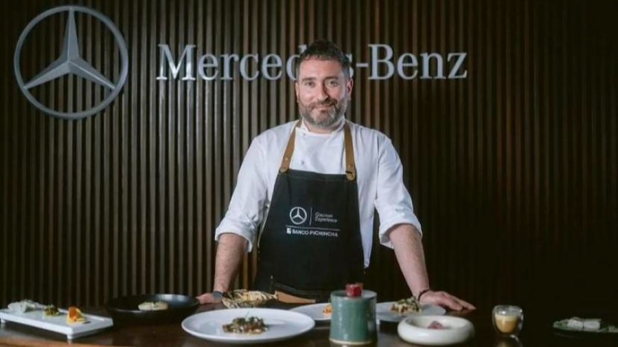 El chef Daniel López, de O Camiño do Inglés, luce su talento en Ecuador