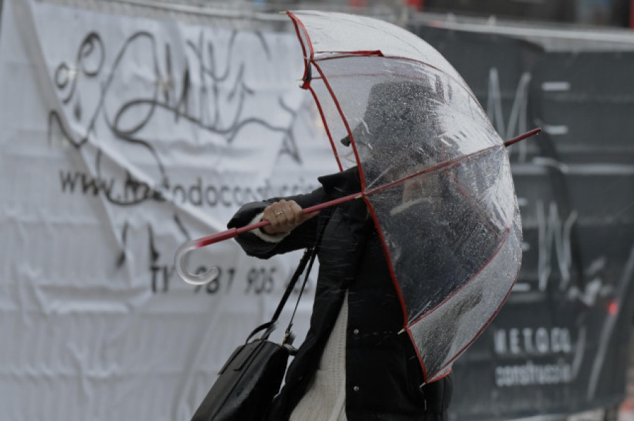 El viento deja árboles caídos en Galicia en una jornada con rachas de hasta 108 km/h