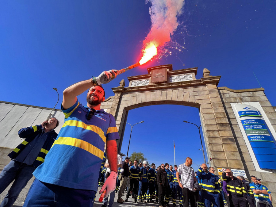 La plantilla de Navantia vuelve a las calles ante la parálisis en la negociación del nuevo convenio