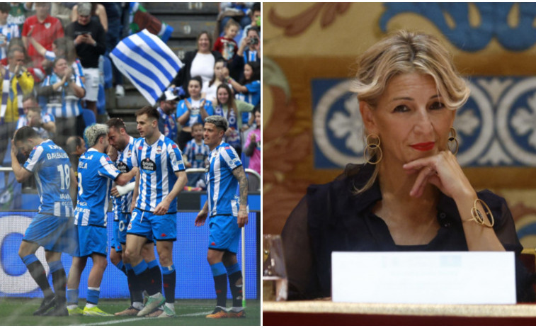 Aluvión de críticas desde Ferrol a Yolanda Díaz por su felicitación al Depor