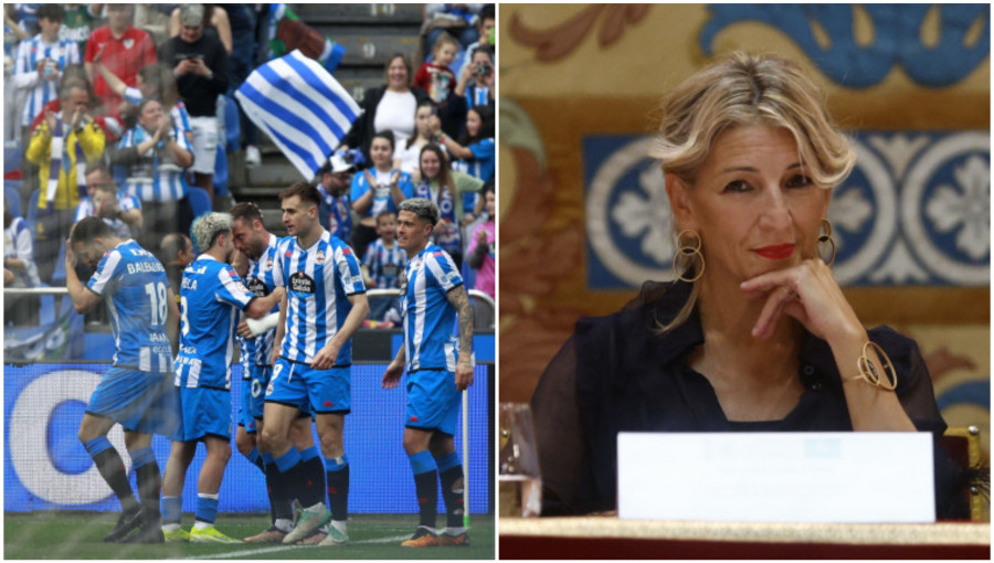 Aluvión de críticas desde Ferrol a Yolanda Díaz por su felicitación al Depor