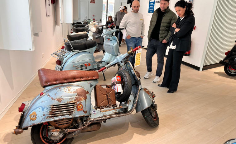 Recorrido por la historia de la Vespa en Curuxeiras