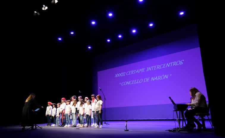 Entrega de premios en el Pazo da Cultura del Certame Intercentros