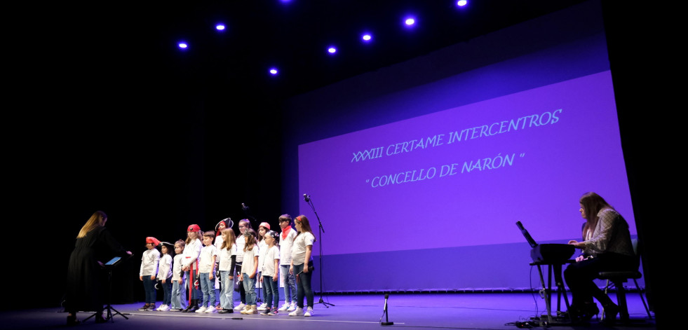 Entrega de premios en el Pazo da Cultura del Certame Intercentros