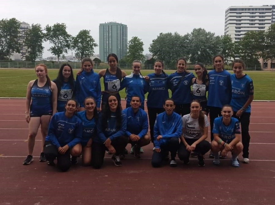 La base naronesa brilla en los Gallegos sub 16 y 20 de atletismo