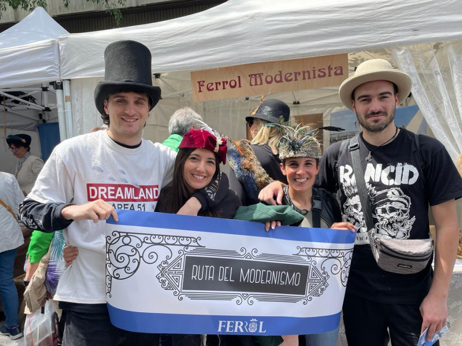 El modernismo ferrolano vuelve a mostrarse en la feria de Barcelona con su propio stand