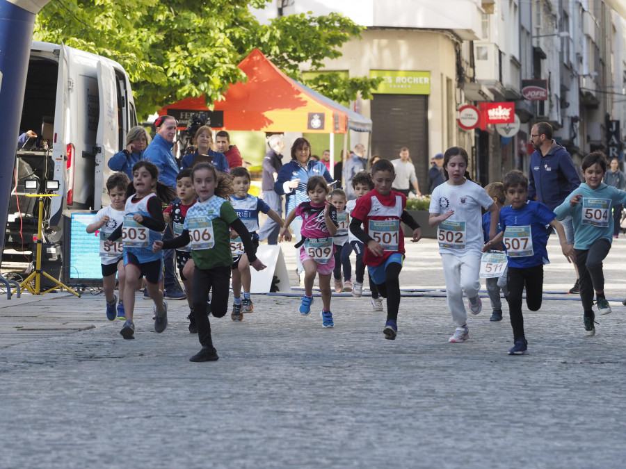 Fines solidarios en la celebración de la carrera por la seguridad vial de Ferrol