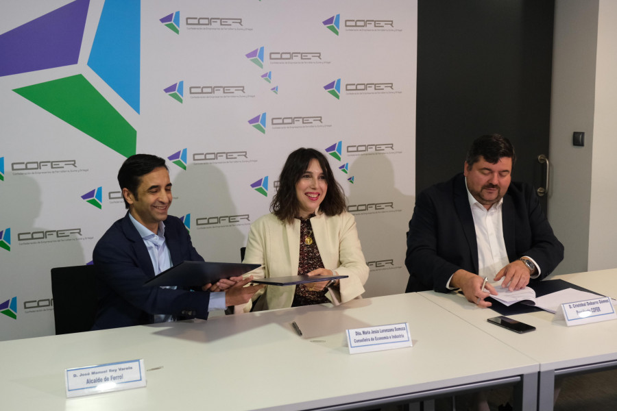 Xunta, Concello y Cofer estrechan lazos con la Oficina Económica