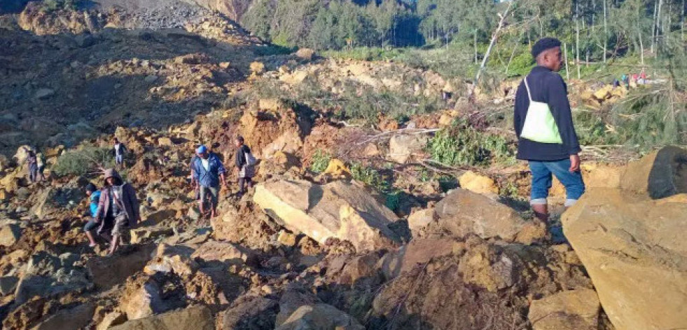 La ONU cifra en másde 670 los muertos en la avalancha de Papúa Nueva Guinea