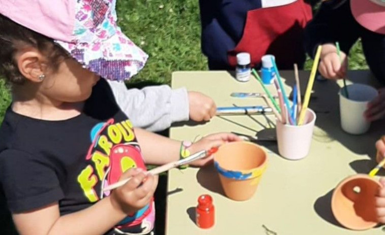 Los pequeños de las escuelas unitarias de Valdoviño participan en un proyecto medioambiental