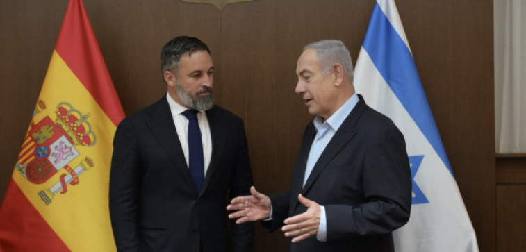 Abascal visita a Netanyahu en Jerusalén: 