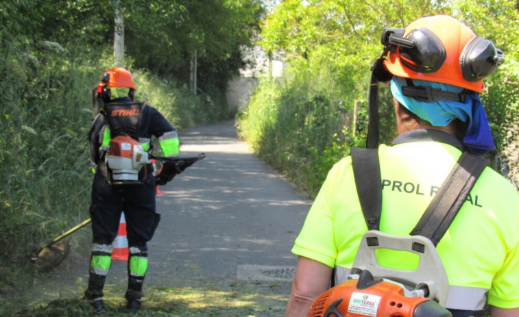 Neda incorpora a dos operarias para realizar labores forestales