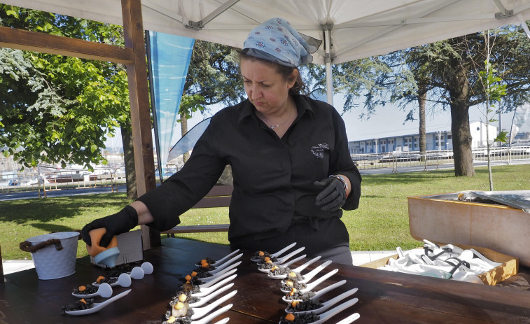 “Showcooking” y cata de choco de la ría a cargo del chef Miguel Campos