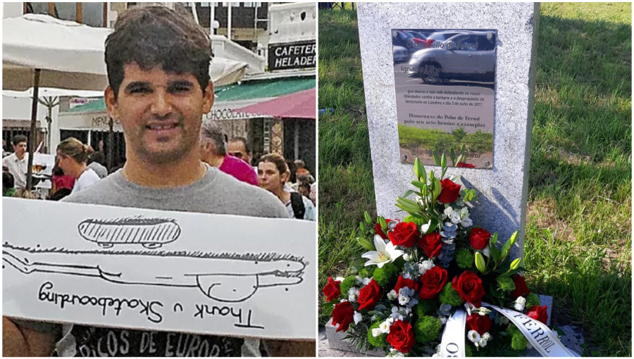 El 'héroe del monopatín' recibe el homenaje de Ferrol 7 años después de su muerte: "Es bueno recordarlo"