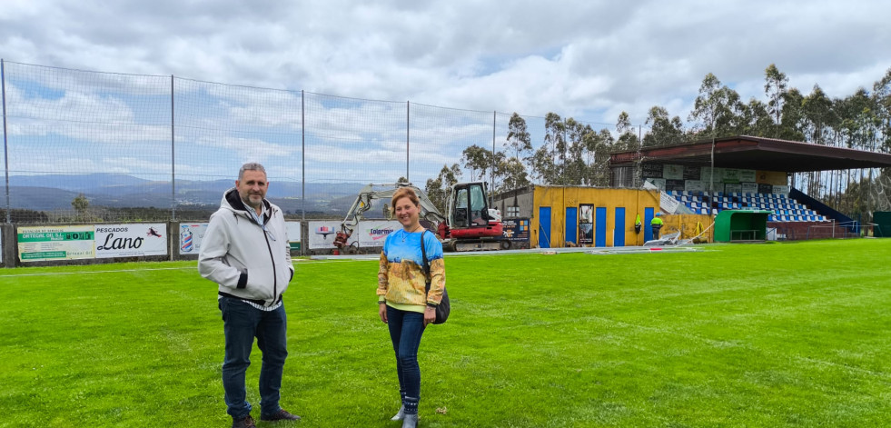 Cerdido mejora el alumbrado del campo de fútbol municipal