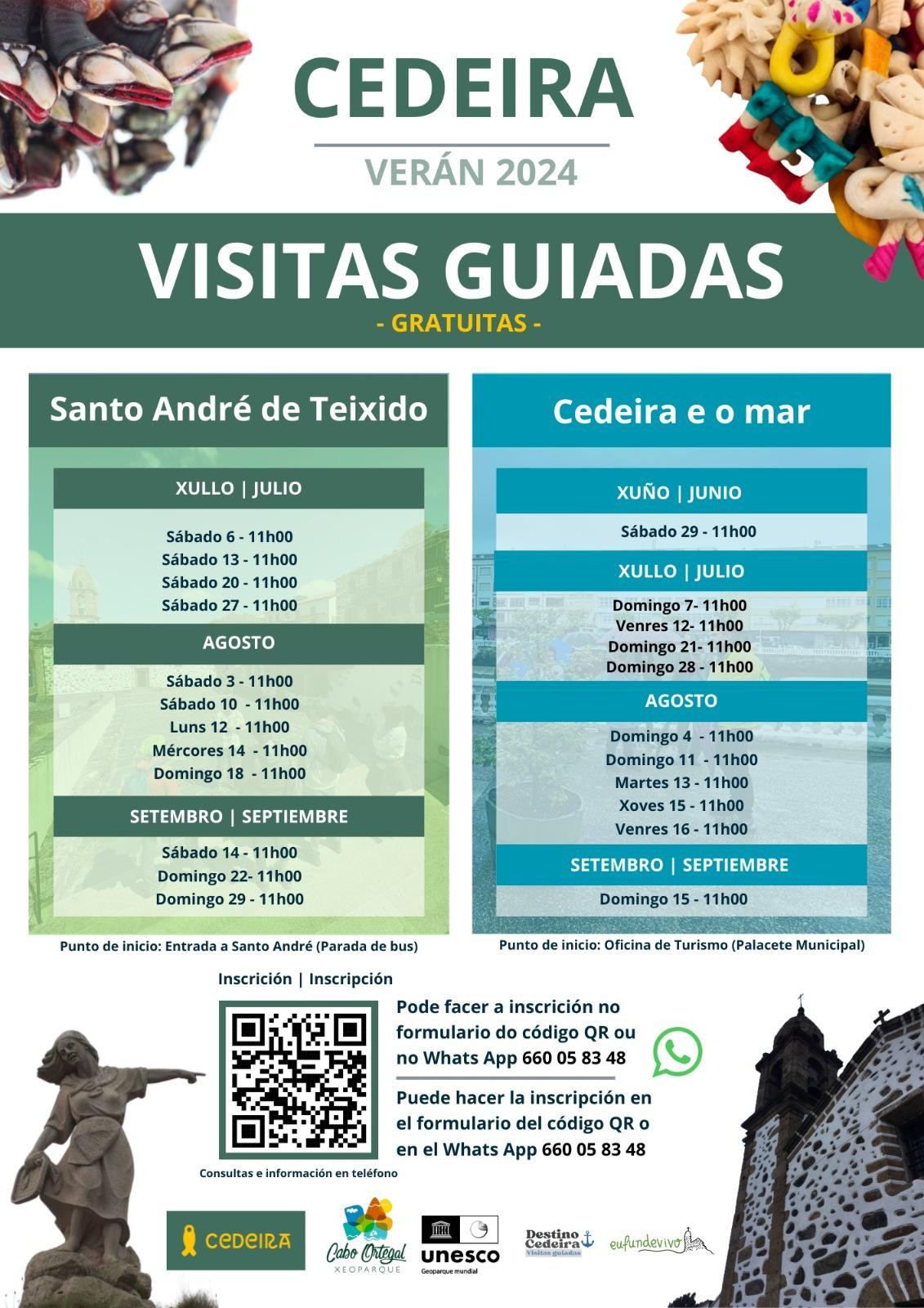 Programa visitas guiadas verano Cedeira