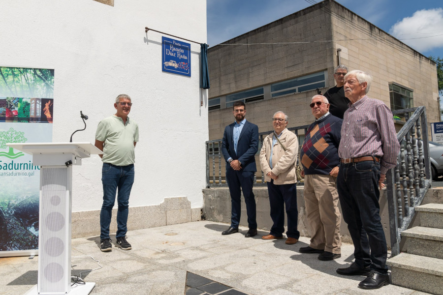 El cura Ramón Díaz Raña ya tiene su propia plaza en el concello de San Sadurniño