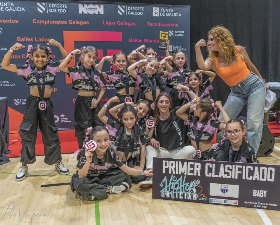 Street Dance Cedeira campeonas baby Hip Hop