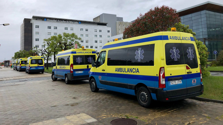 Herido un motorista tras sufrir una caída en el entorno de Sedes