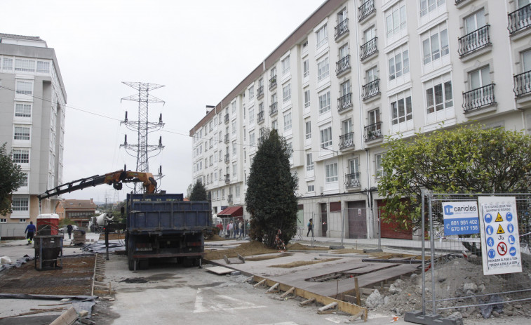 Las obras de humanización de A Solaina, en Narón, se pararán por el malestar vecinal