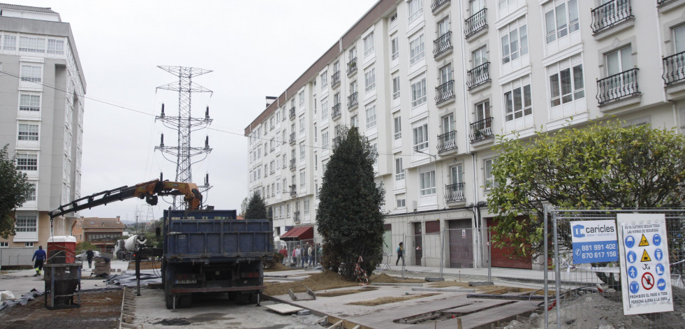 Las obras de humanización de A Solaina, en Narón, se pararán por el malestar vecinal