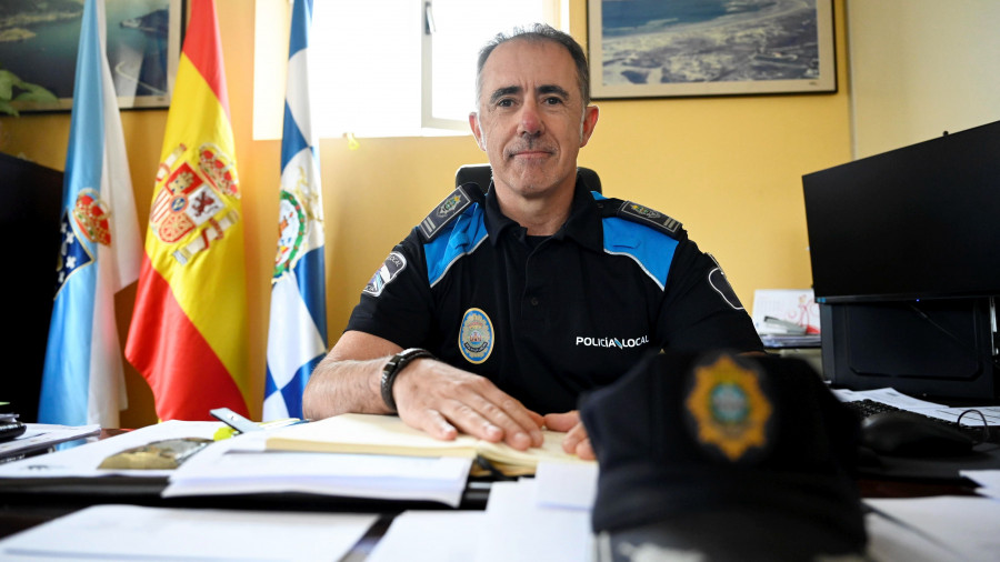 José Antonio Chao, jefe policial de Ferrol: “Nuestra fortaleza es que somos un cuerpo de Policía que conoce su ciudad”