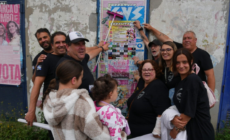 A comisión de festas de Caranza colga o primeiro cartel do evento