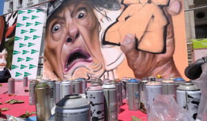 El arte urbano de la Liga Nacional de Graffiti toma la Plaza de Armas