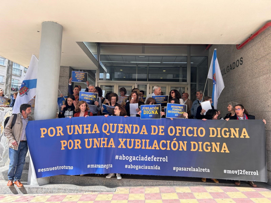Abogados de Ferrol reclaman un “turno de oficio digno” y la pasarela a autónomos