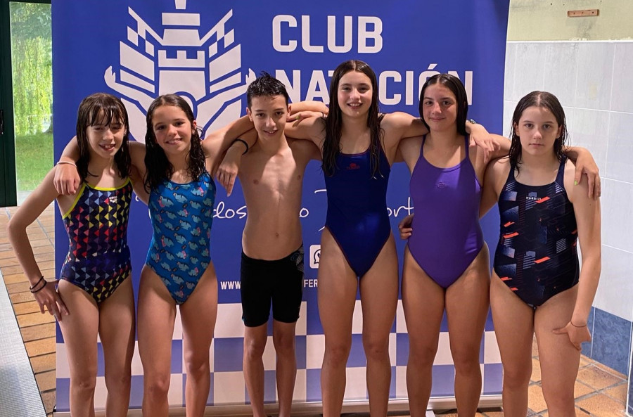 Los alevines de la natación ferrolana ponen punto final a su temporada