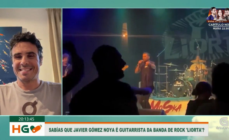 La faceta rockera del triatleta Javier Gómez Noya salta a la televisión