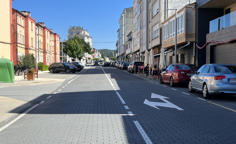 As Pontes da por concluido el proyecto de humanización de la avenida de Ortigueira