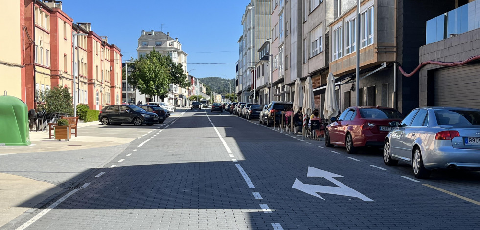 As Pontes da por concluido el proyecto de humanización de la avenida de Ortigueira