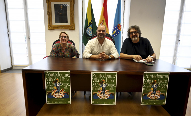 O festival Pontedeume, Vila do Libro recupera o Coliseo como o gran teatro do pobo