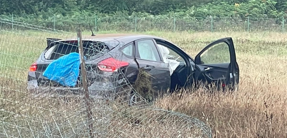 Detenidos tras robar un coche y sufrir un accidente en Valdoviño